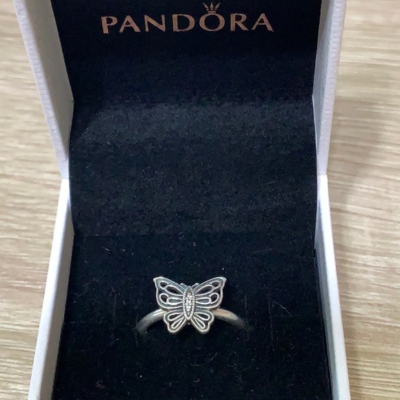 🎉HP🎉Retired Pandora butterfly ring - Picture 3 of 12